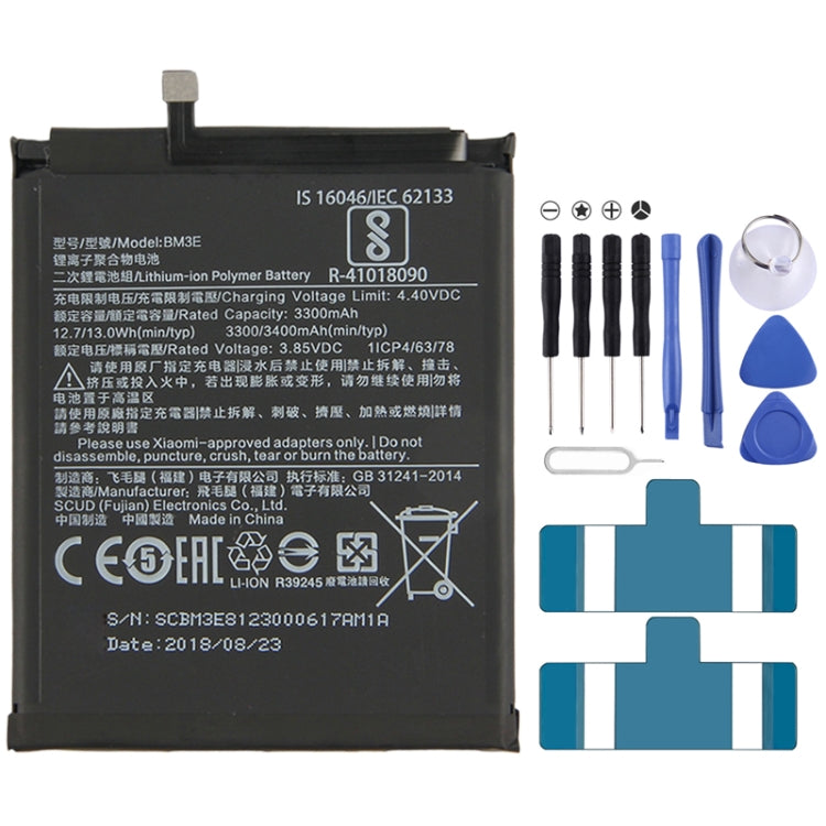 Batteria ai polimeri di litio BM3E 3300mAh per Xiaomi Mi 8, For Xiaomi Mi 8 Batteria ai polimeri di litio BM3E 3300mAh per Xiaomi Mi 8, For Xiaomi Mi 8